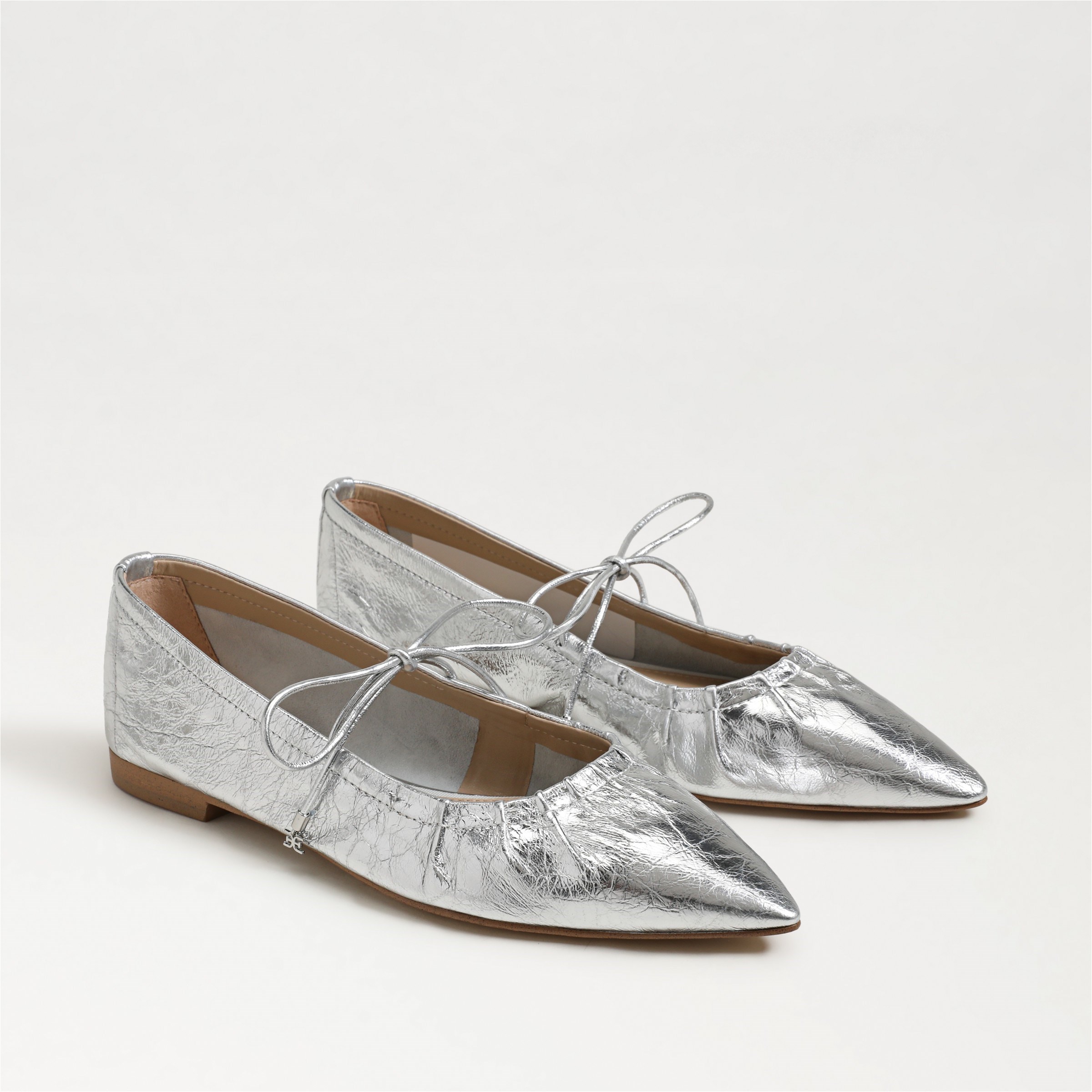 Sam edelman silver store ballet flats