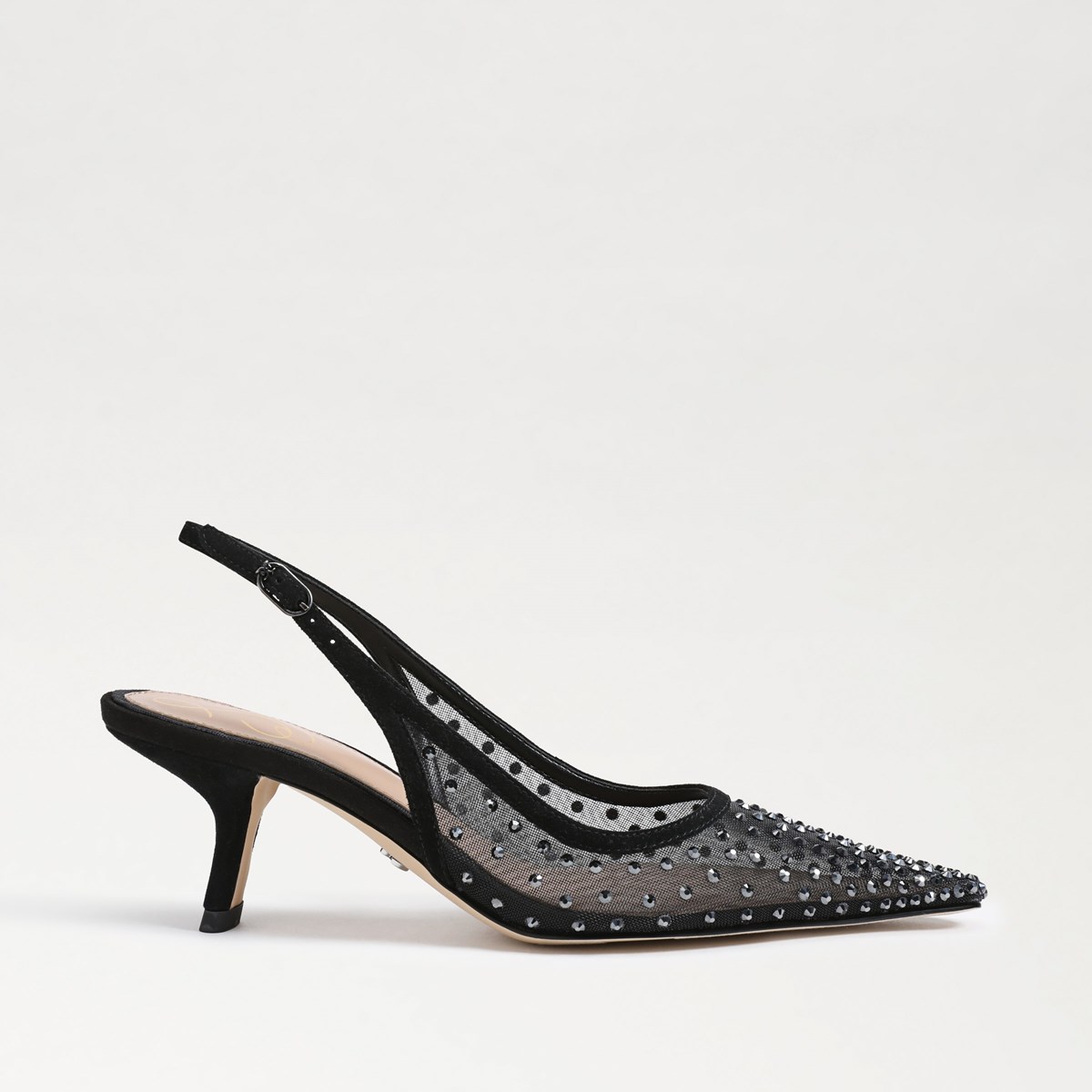 Black Slingback Heels for Women Sam Edelman