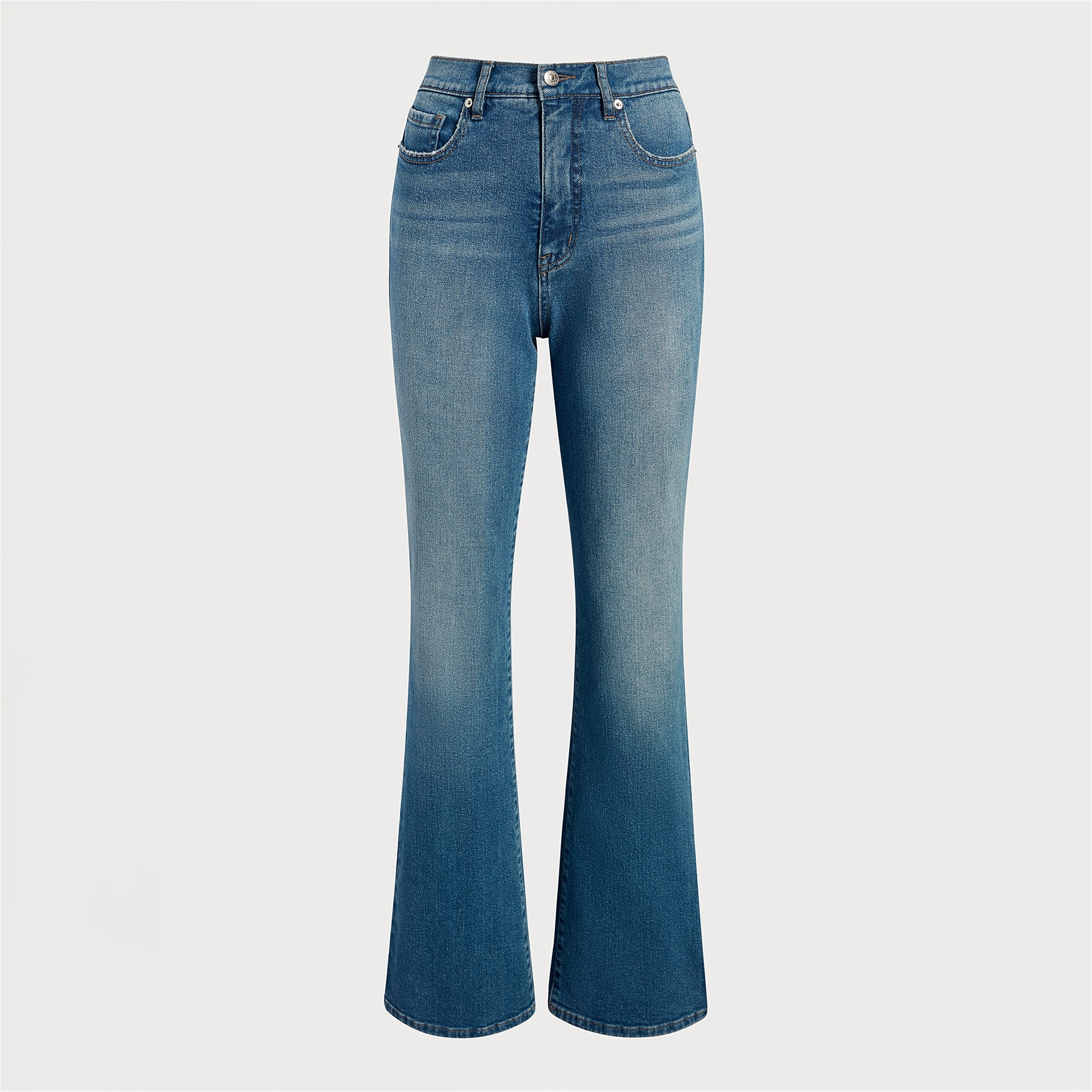 J Brand Low Rise Heartbreaker Bootcut Denim Jeans Blue Medium Wash