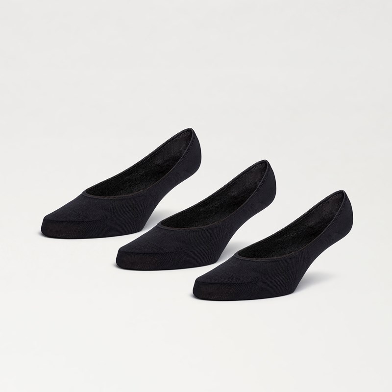 3 Pack Logo No Show Socks