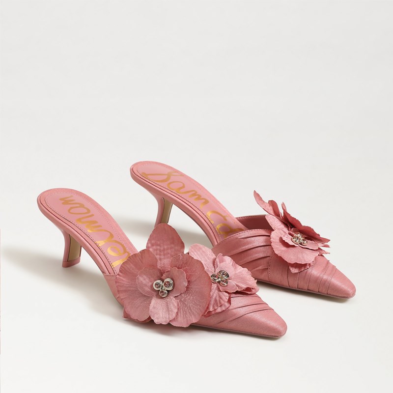 Bella Kitten Heel Mule