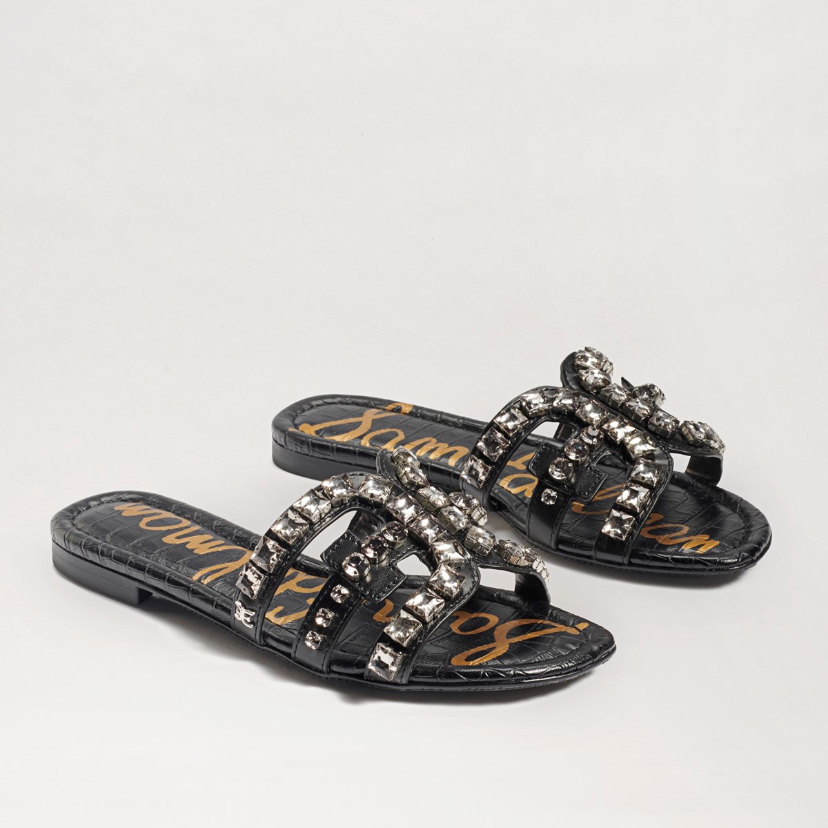 bay 2 embellished slide sandal sam edelman