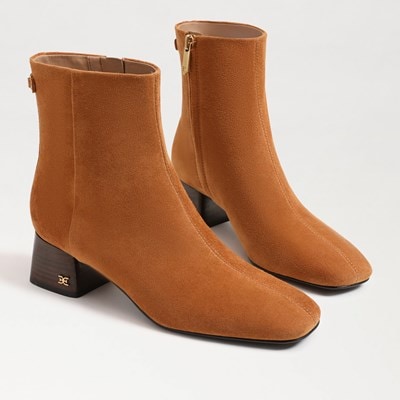 Brown bootie boots best sale