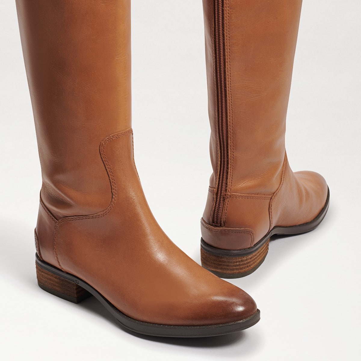 penny leather riding boot