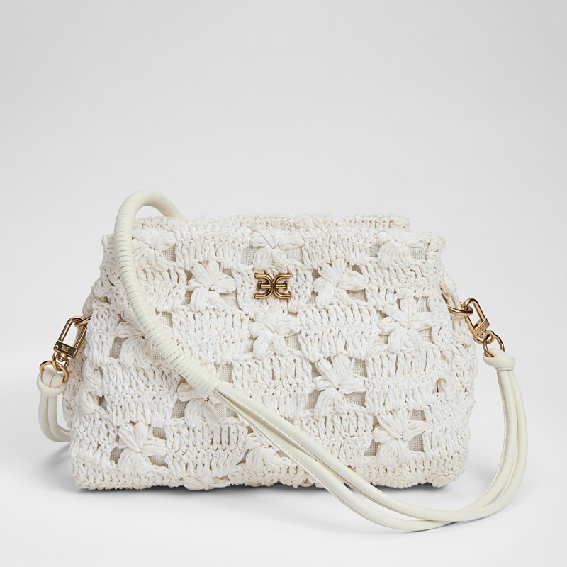 Layla Floral Raffia Clutch