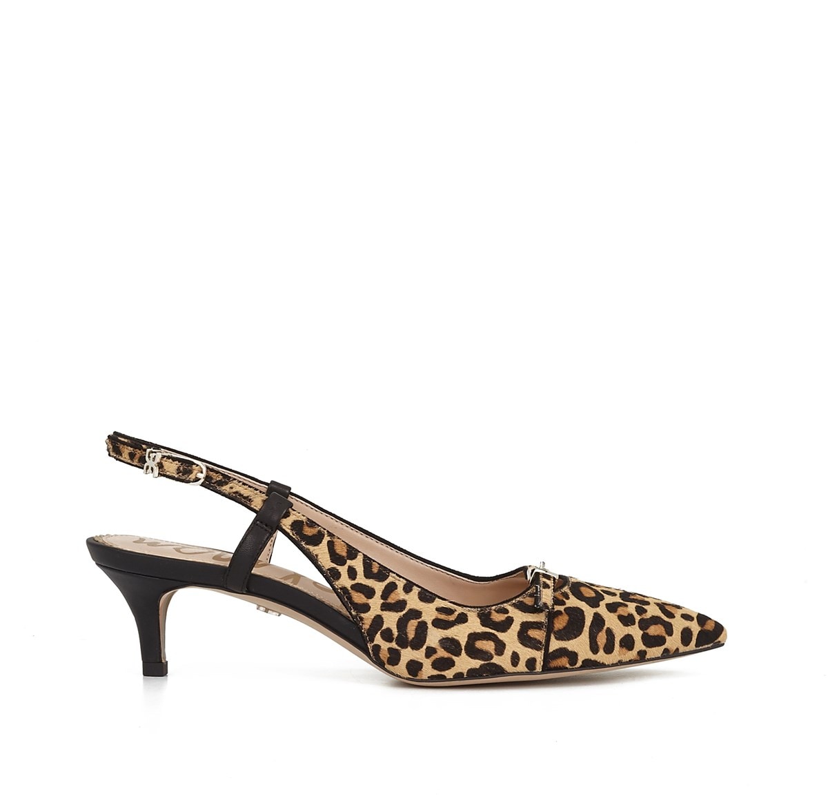 leopard slingback kitten heels