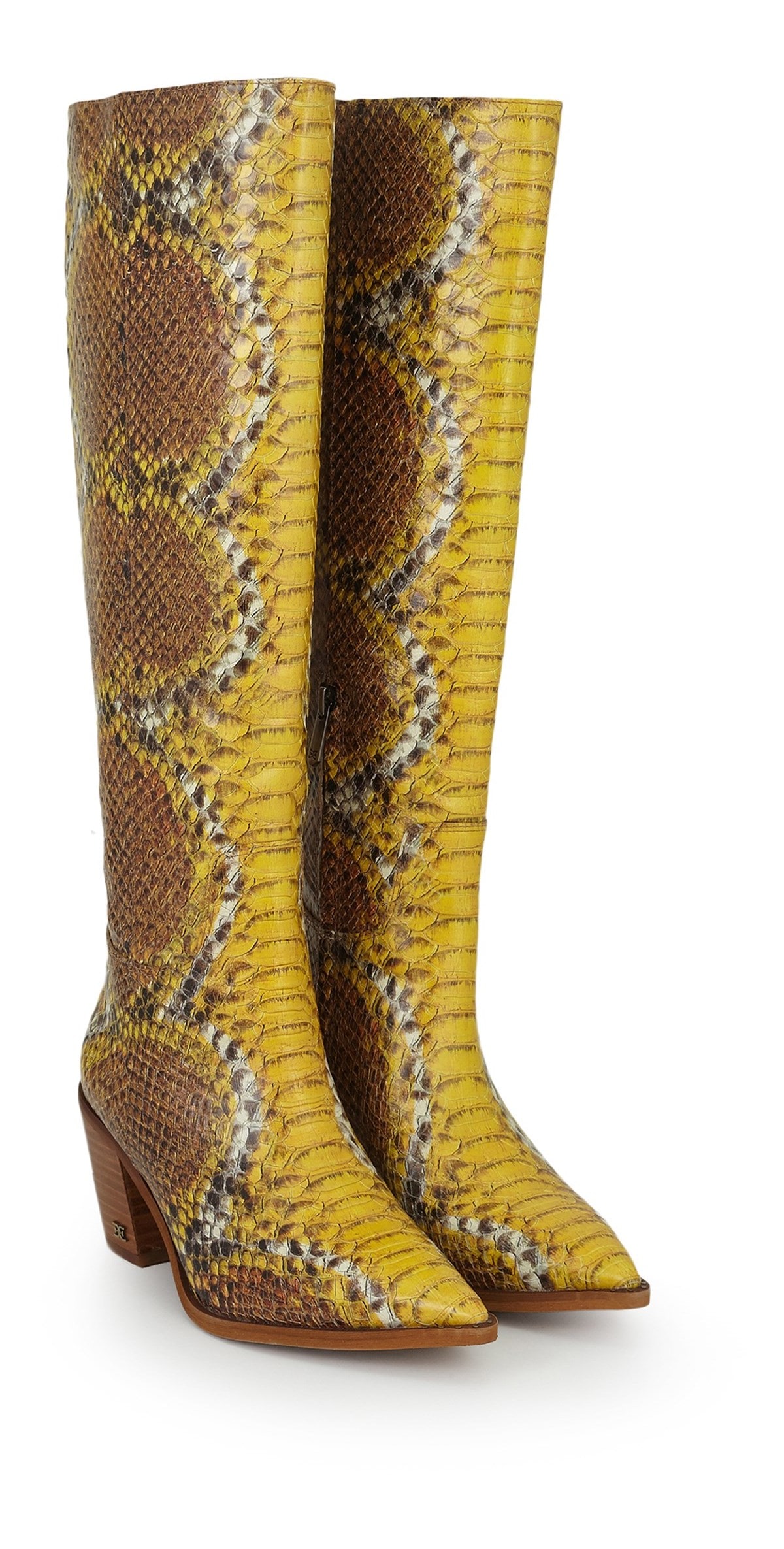 snakeskin boots sam edelman
