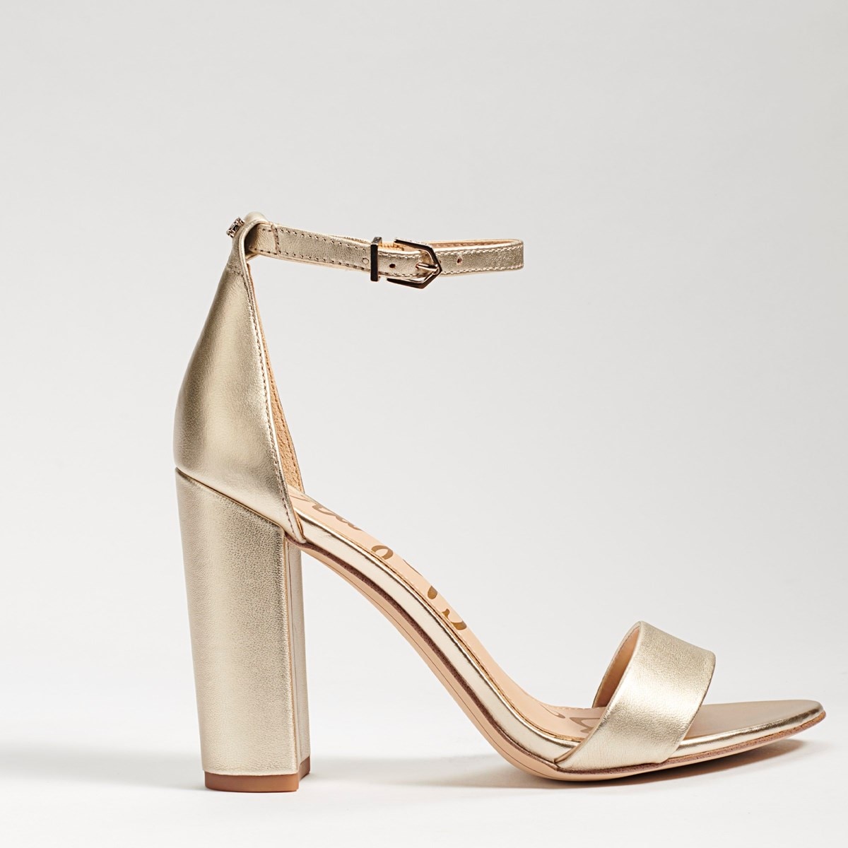 Buy > sam edelman gold strappy heels > in stock