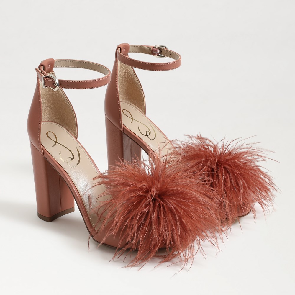 Sam Edelman Yaro Feather Heel Sandal Women s Sandals