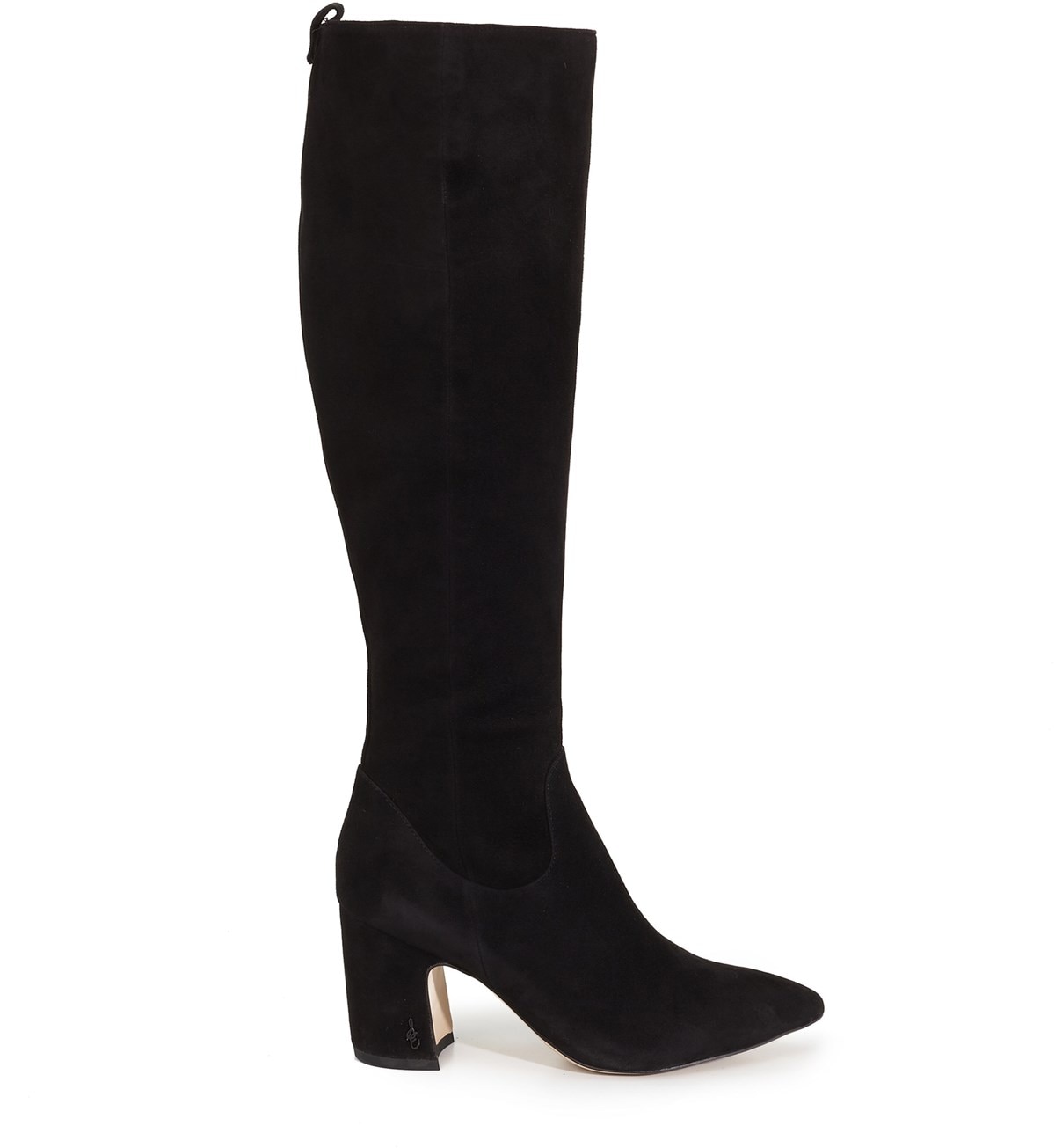 knee length heeled boots