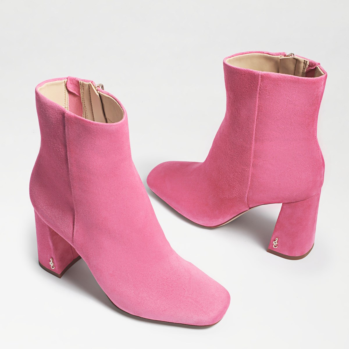 sam edelman pink suede boots