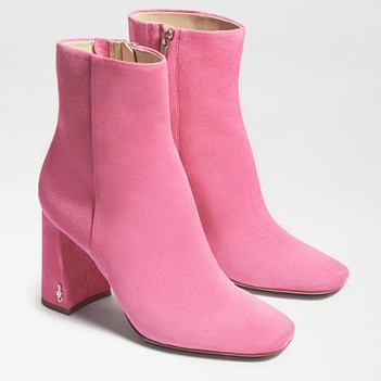 sam edelman pink suede boots