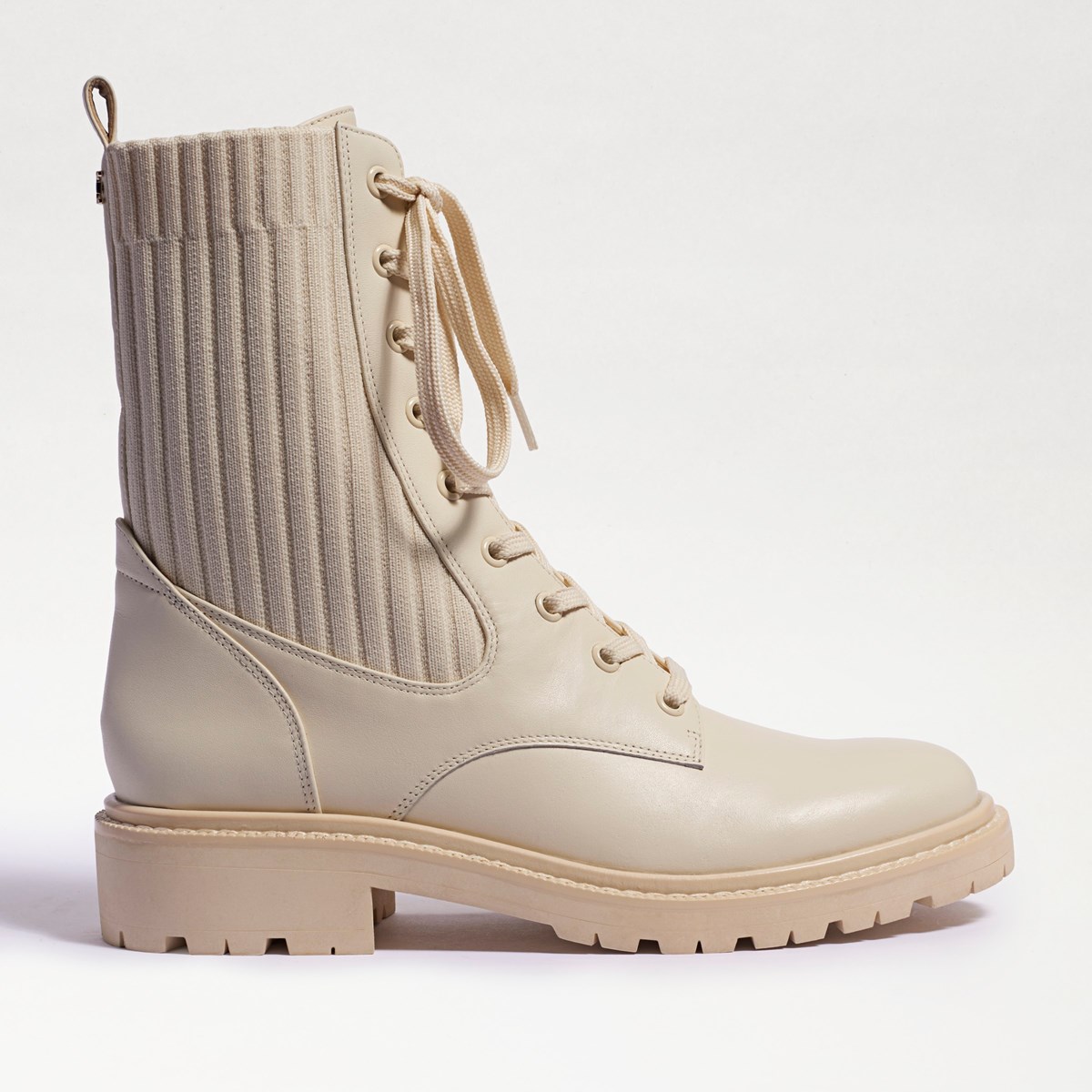 Ivory combat boots best sale