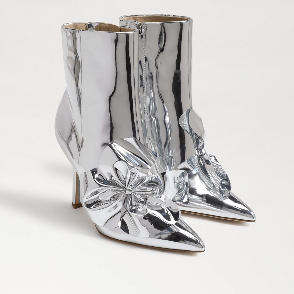 Sam edelman hot sale silver booties