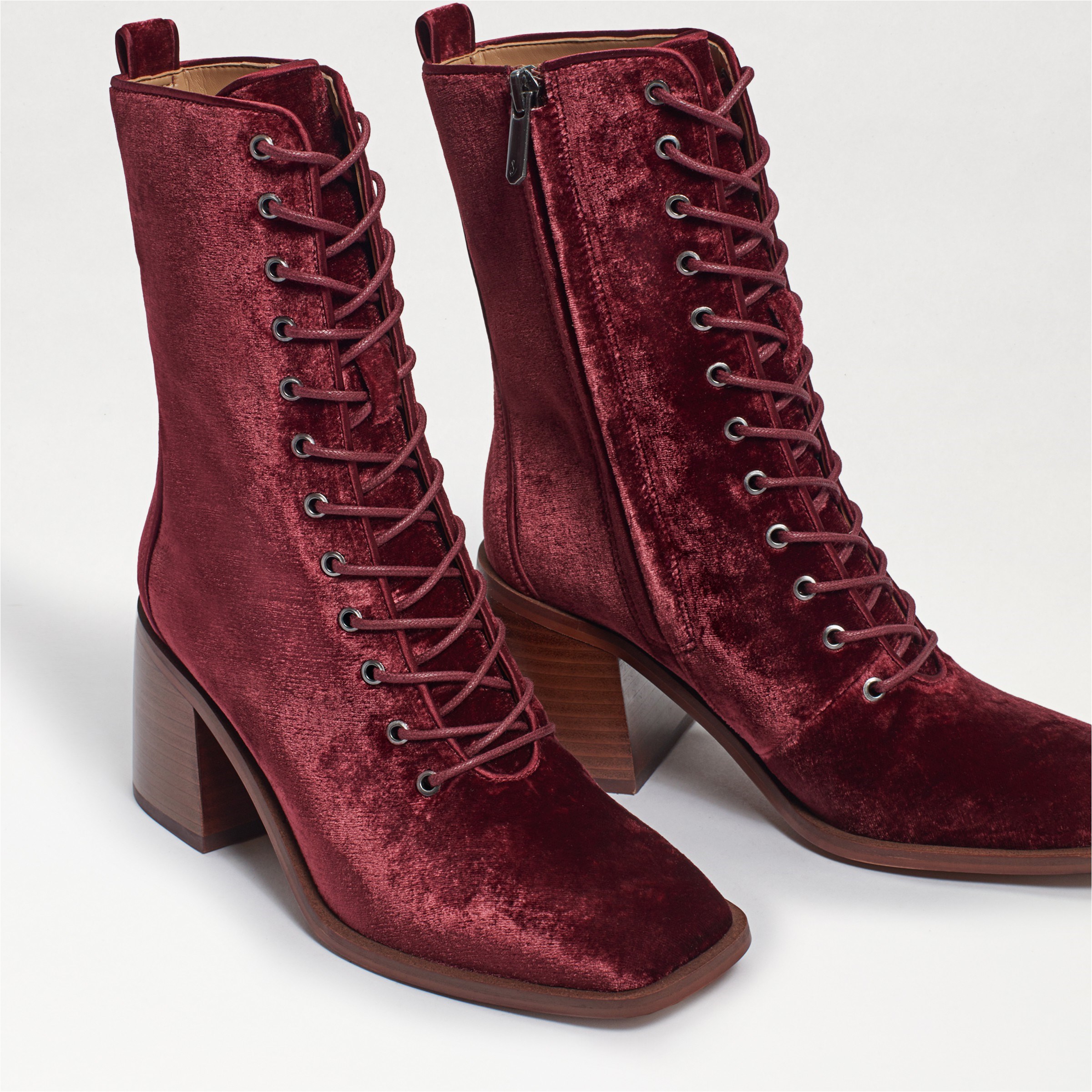 sam edelman lace up boots