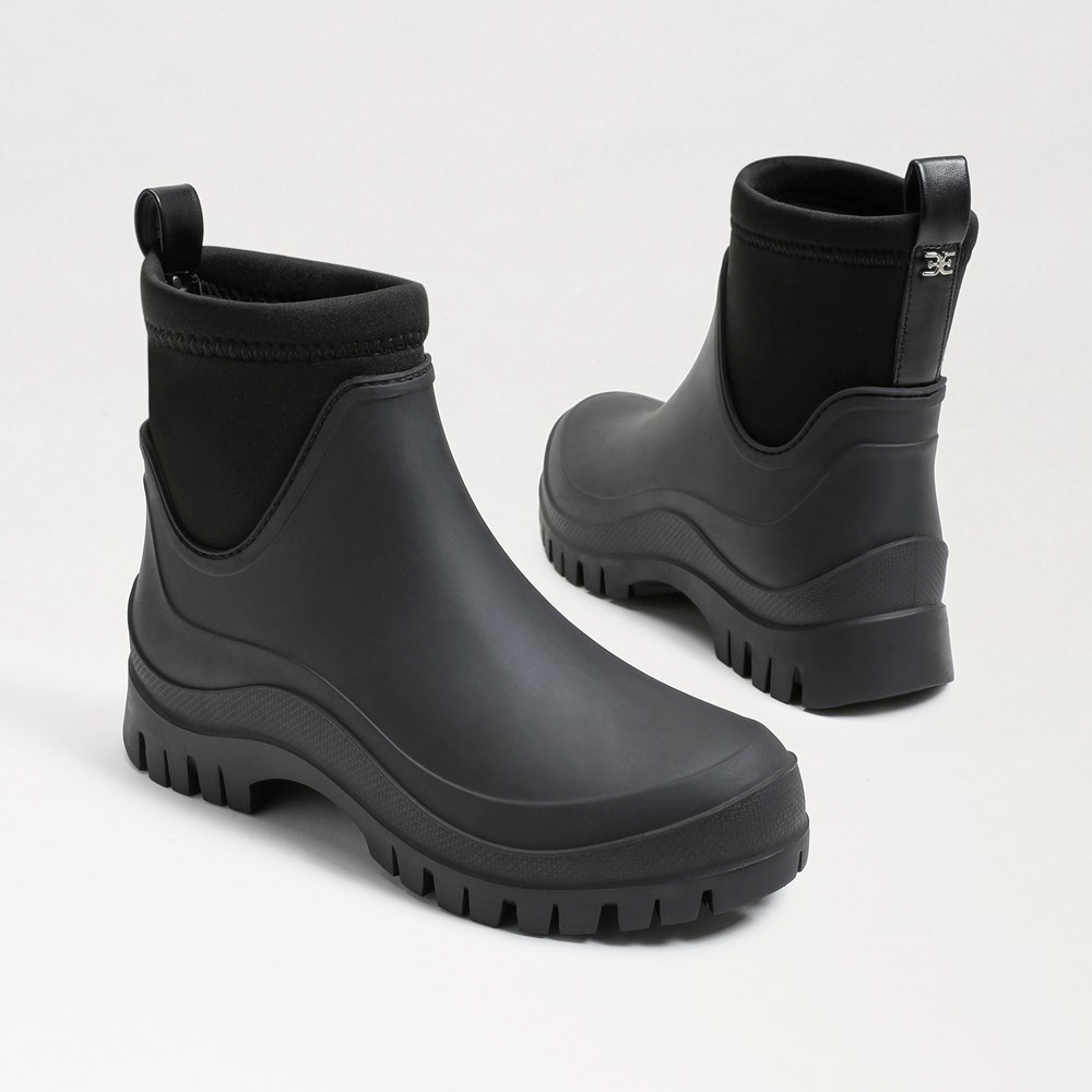 Sam buy Edelman Larina Black High Rain Boots