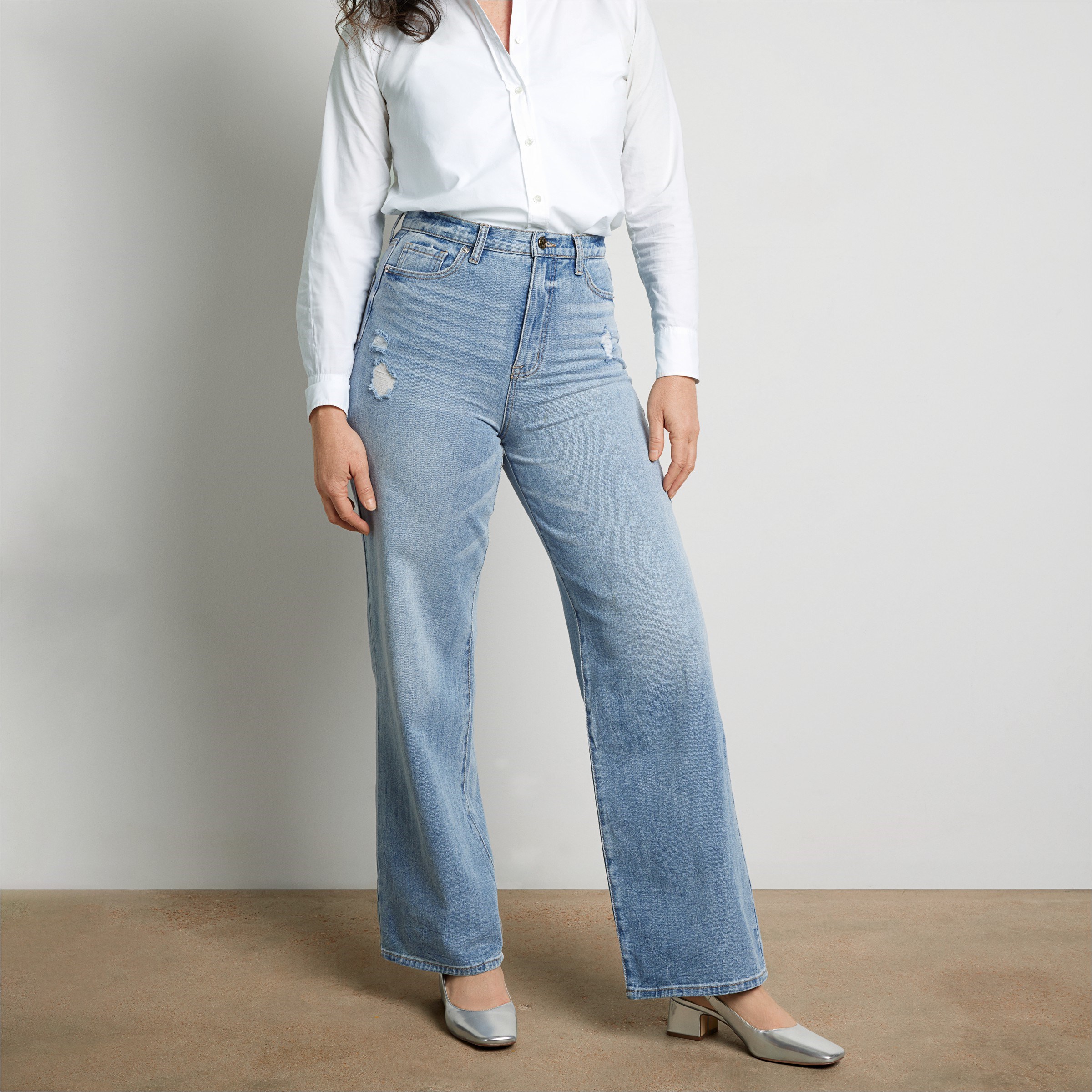 Sam Edelman Codie High Rise Wide Leg Denim