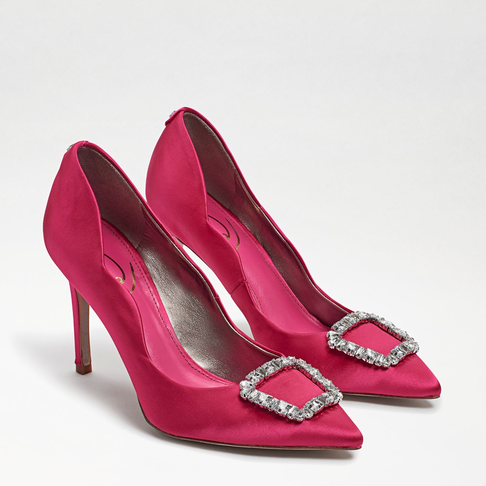 Sam edelman pink suede 2024 pumps