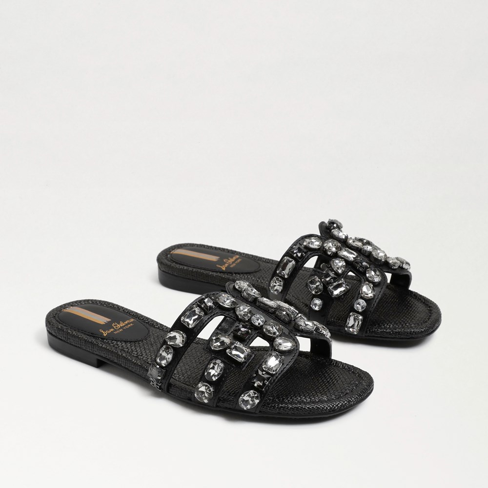 Sam edelman clearance slides black