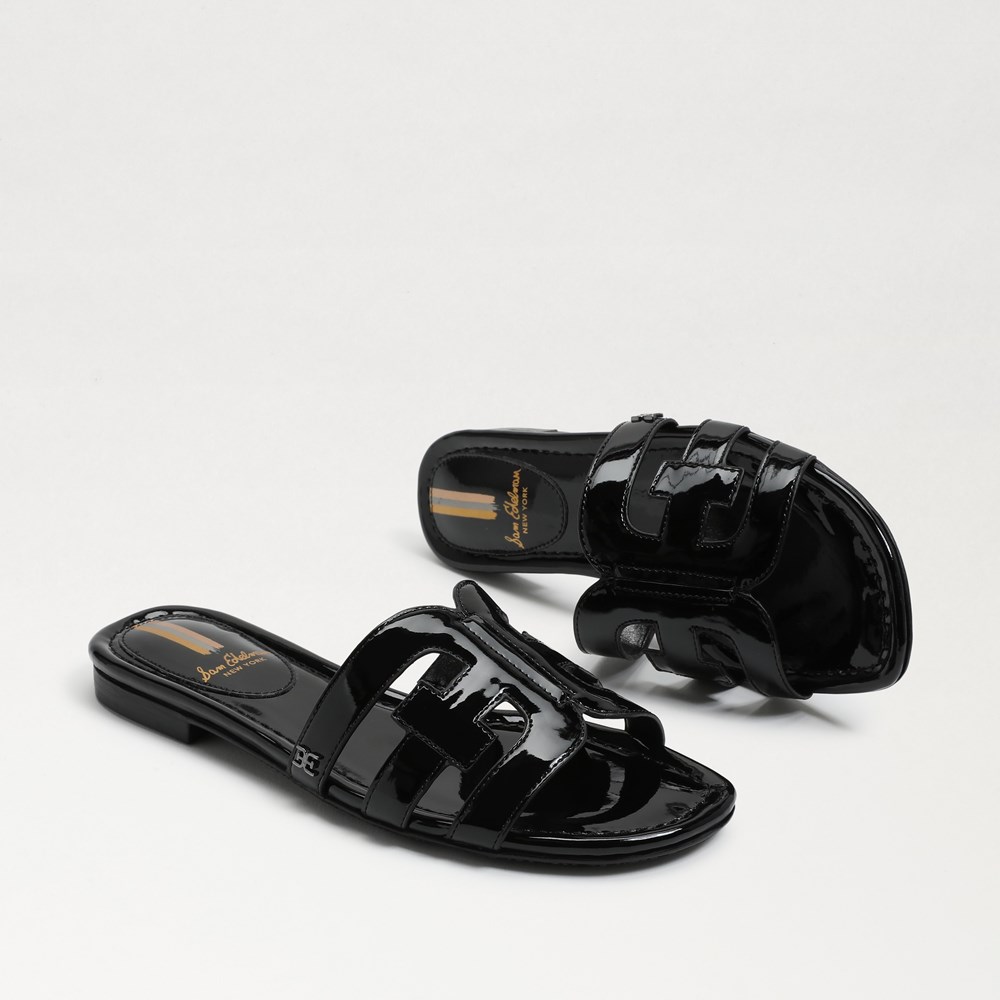 Sam edelman black sandals online