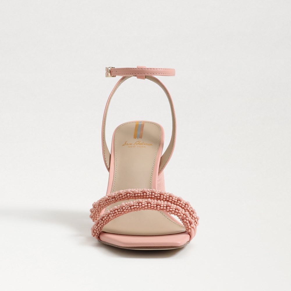 Kia Beads Block Heel Sandal