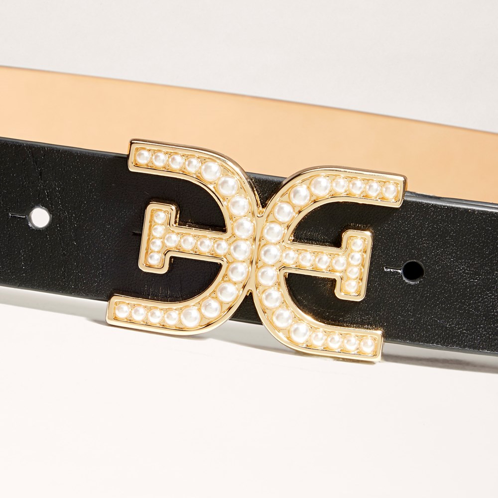 Braided signature Leather Belt – Pearl 7