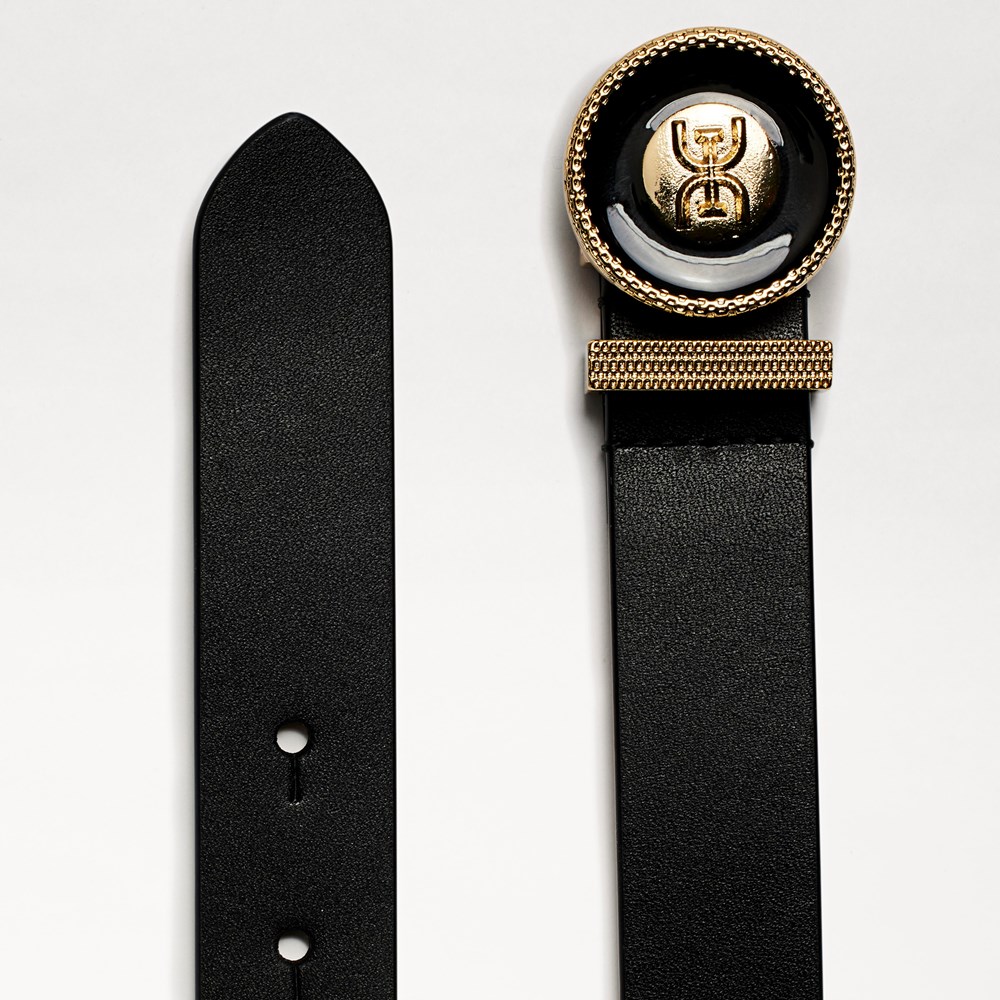 Sam Edelman Logo Stitch Belt