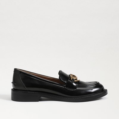 Woman BLACK Loafers in Leather XXW59C0DD40MRK42B999