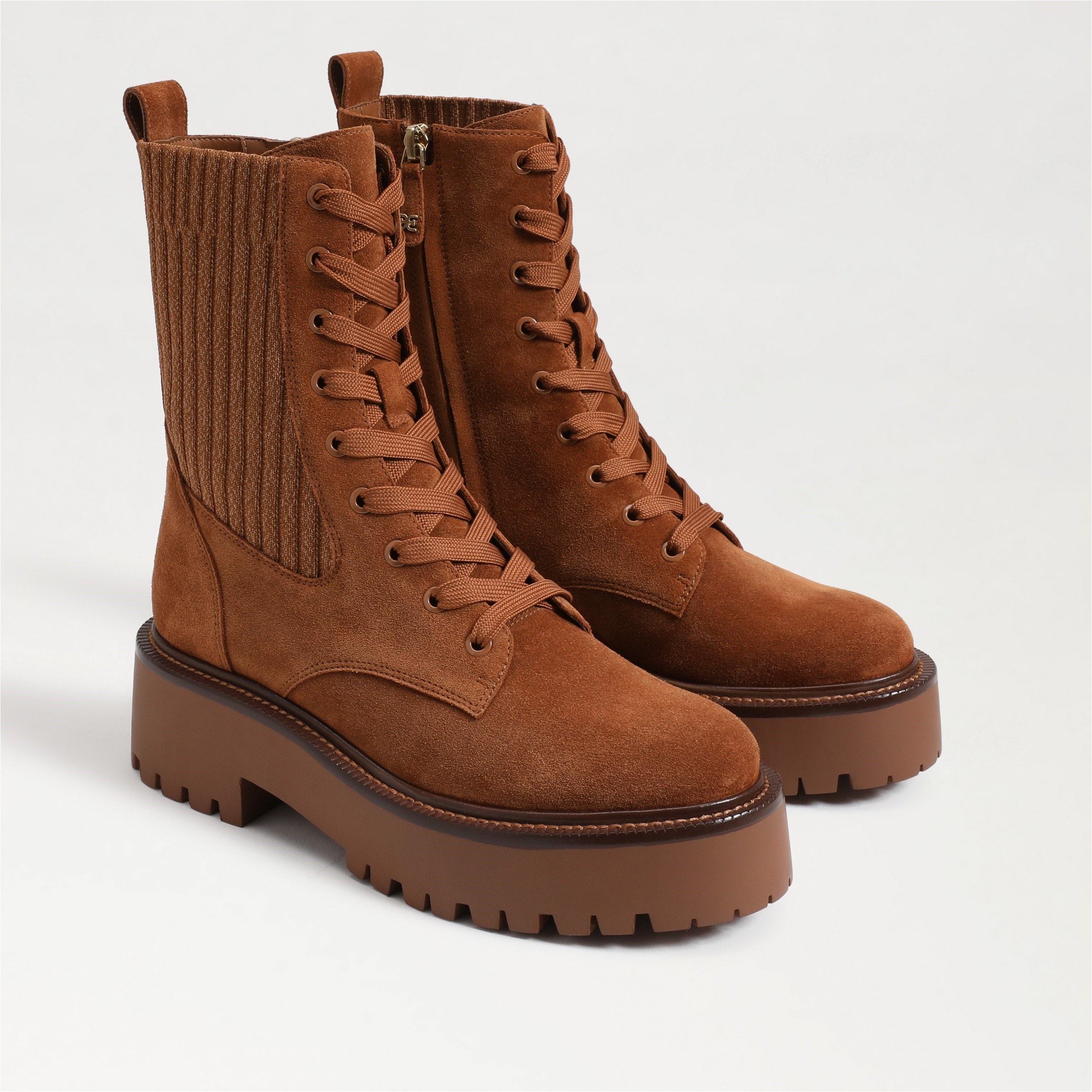 Tavie suede combat fashion boot