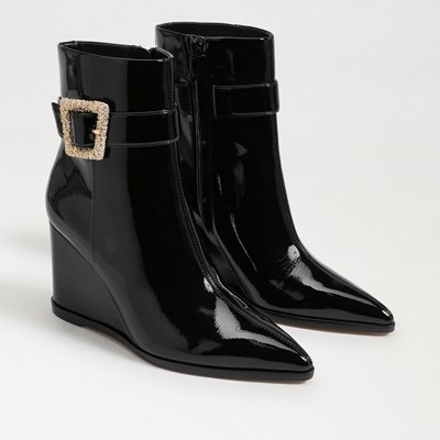 Zydeco pointy outlet toe buckle booties