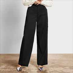 High waist black trousers, Designer Collection, Coveti