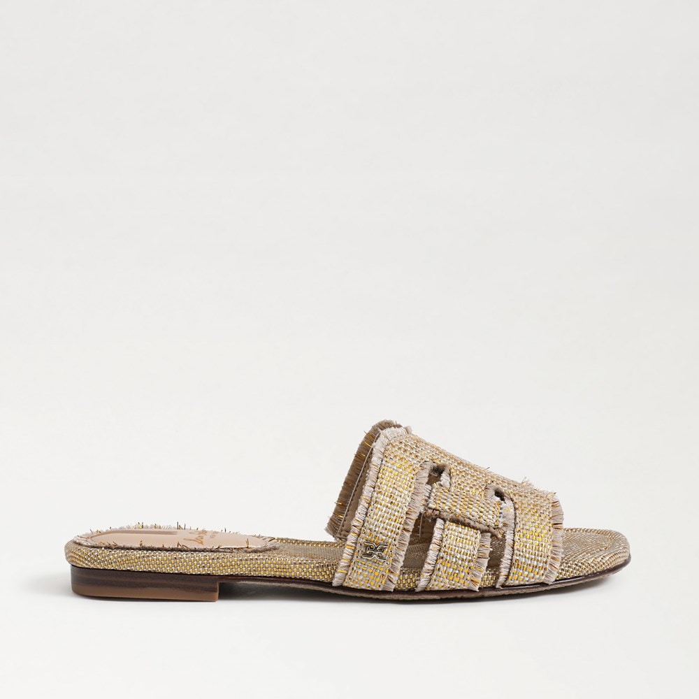 Sam edelman fur slide sandals online