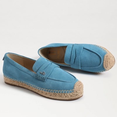 Sam edelman blue 2025 suede shoes