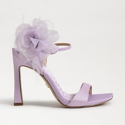 Sam Edelman Women's Size 8 Misty Lilac Purple Lela Strappy Sandal High  Heels