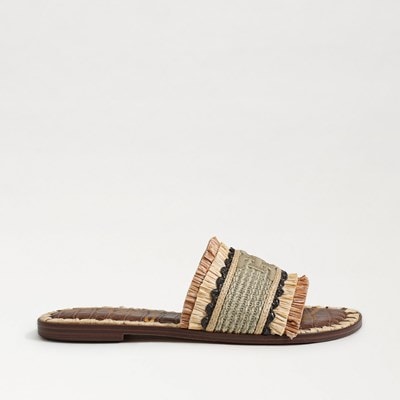 Sam edelman glenda raffia best sale slide sandal