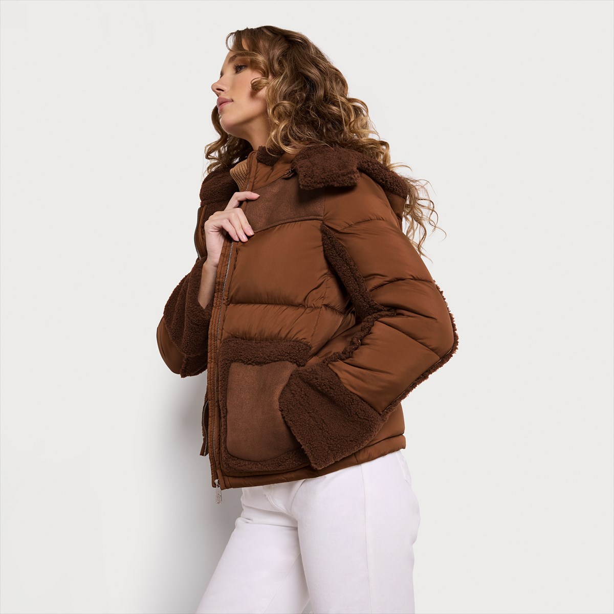 Sam edelman pillow 2024 collar puffer jacket