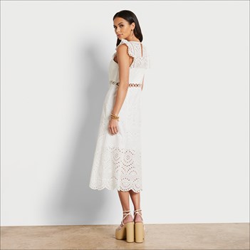 Sam edelman store eyelet midi dress