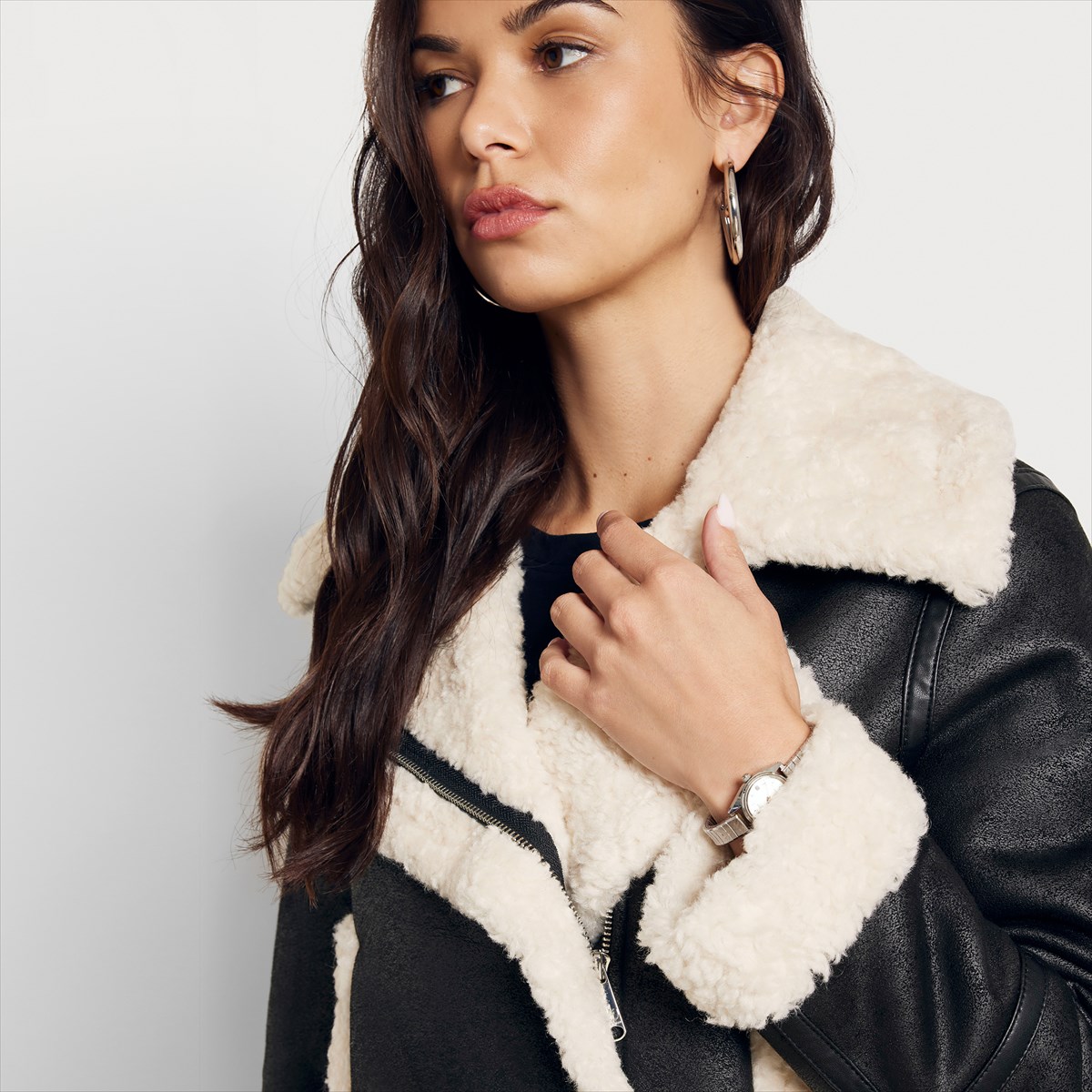 Sam edelman cheap shearling jacket