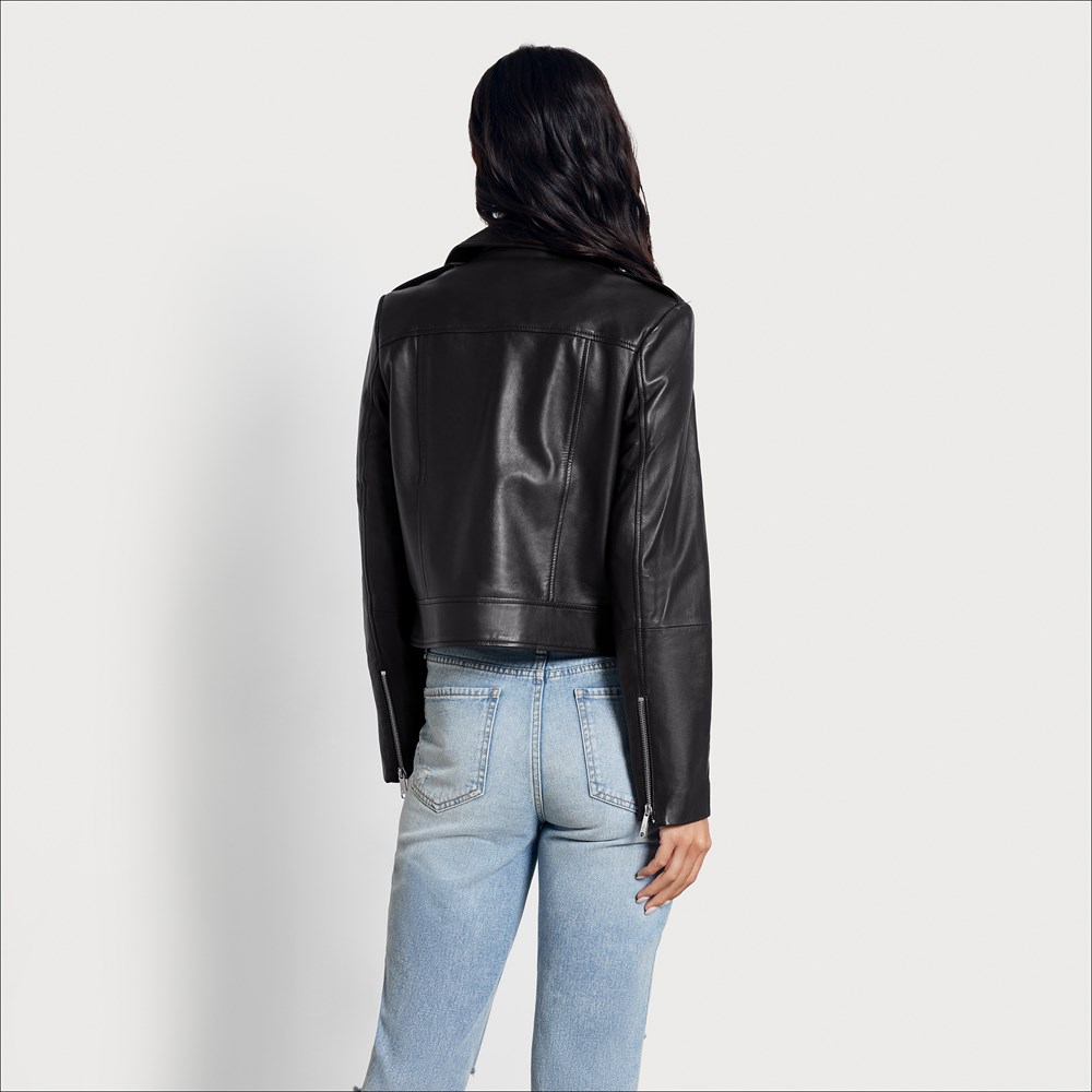 Sam Edelman Moto Jacket With Stitch Details | Women's Outerwear