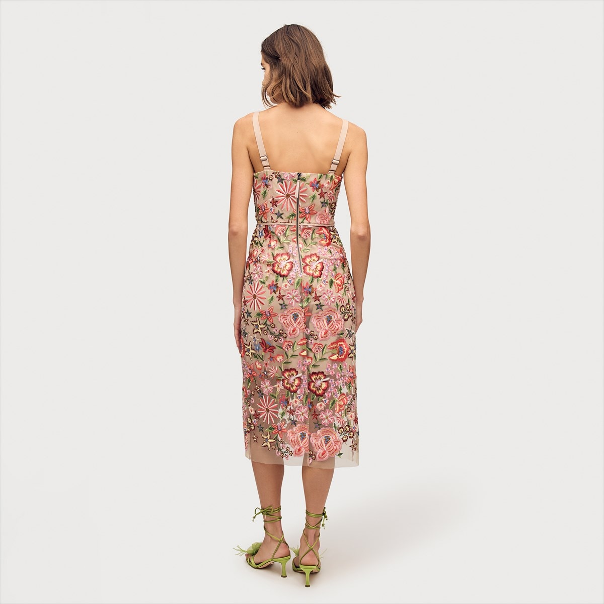 Sam edelman vintage floral midi fashion dress